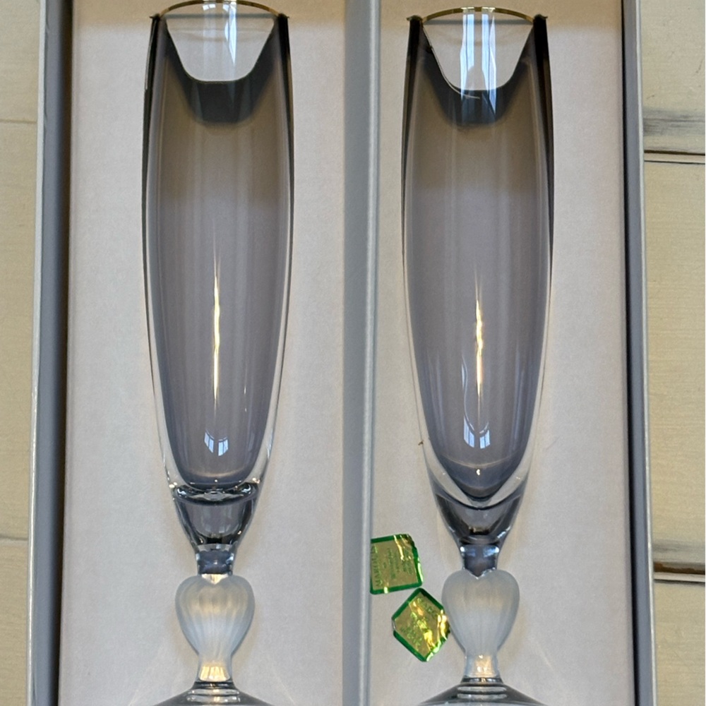 Marquis Waterford Crystal Sweet Memories Champagne Flutes